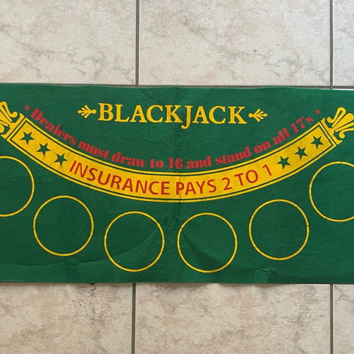Roulette and Black Jack board game used, complete set