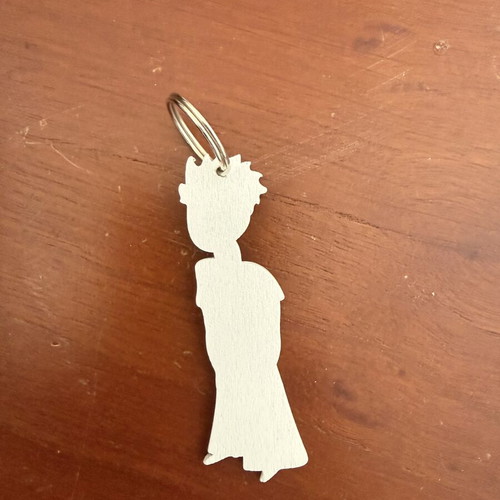 Little Prince wooden keychain new, multicolor