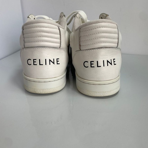 Celine leather sneakers like new, size 40, white