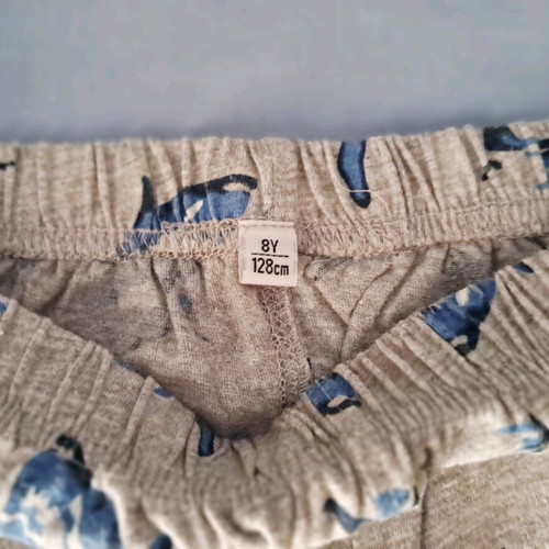 Summer pajamas for boy 8 years used, Energiers, gray