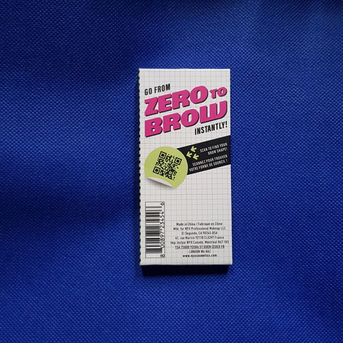 NYX Zero To Brow Stencil for Skinny Brows
