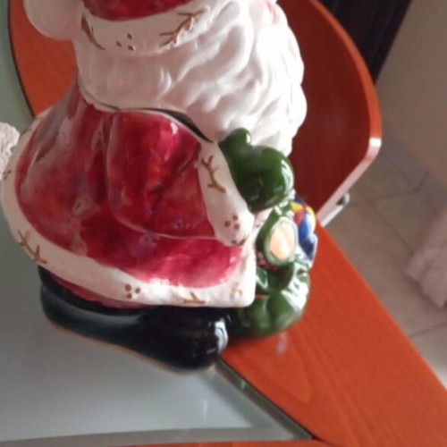 Santa Claus cookie jar like new, 35cm