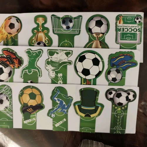 Football gift bags new, set with bookmarks and toys