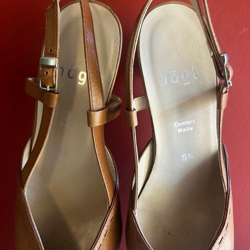 Hogl shoes used, brown, size 38.5