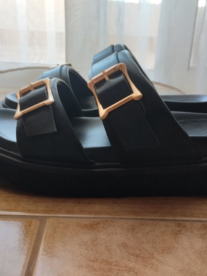 Envie Shoes μαύρα σανδάλια πλατφόρμες, μέγεθος 38
