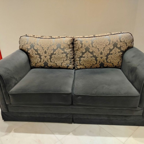 Sofas used, Italian origin, three-seater and two-seater set