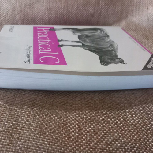 Practical C book used, English language