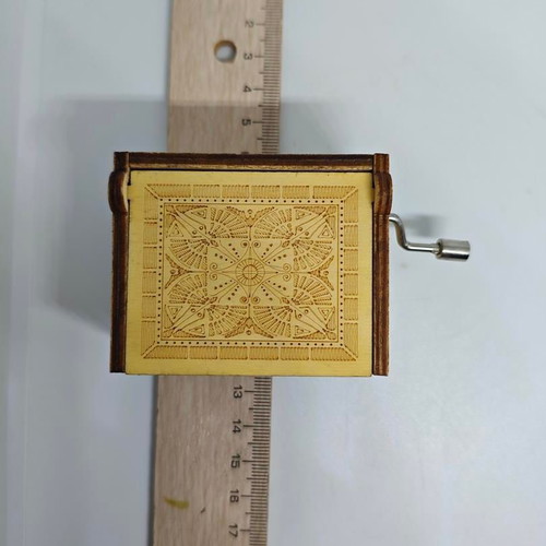 Dragon Ball Super music box like new, wooden with anime characters