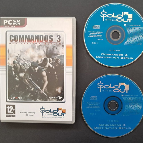 Commandos 3 Destination Berlin PC game like new