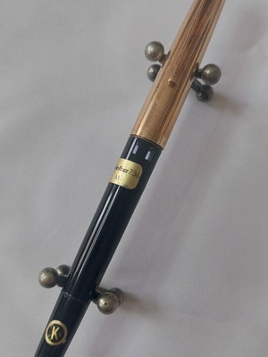 Geha 736 fountain pen used with 14k gold nib black