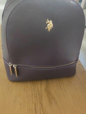 U.S. Polo Assn. Jones series women's backpack, purple eggplant