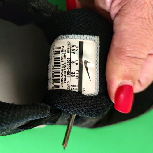 Nike athletic shoes size 38 used, black