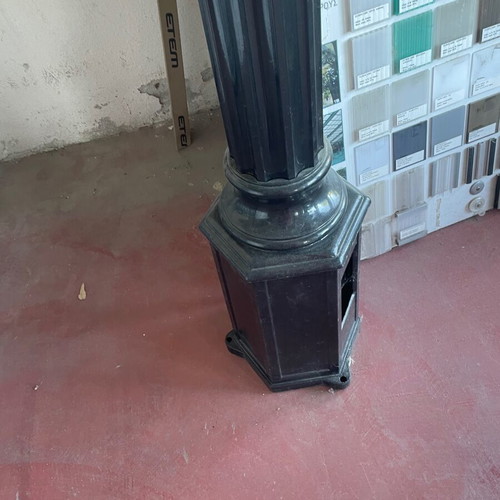 Garden lamp 4-light new, solid aluminum
