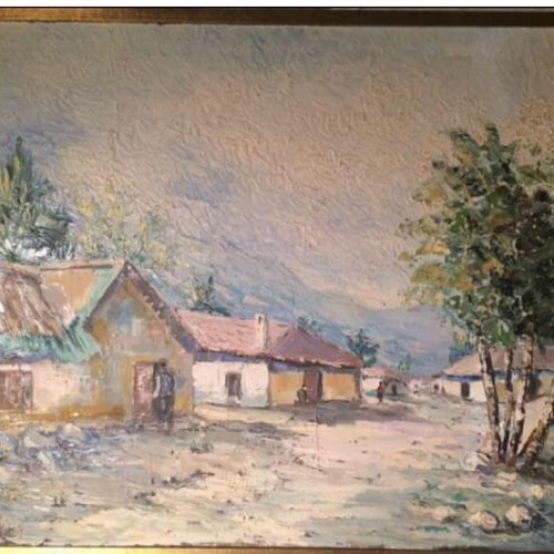 Sp. Diakoumakos painting 60x90 used, oil on canvas