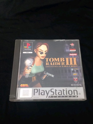 Tomb Raider 3 Platinum μεταχειρισμένο, κομπλέ με μανουαλ, σπασμένη θήκη