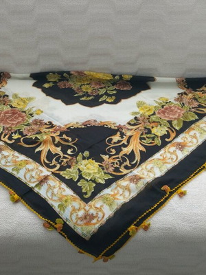 Lace headscarf new, single hook from dowry