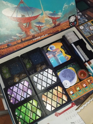 3D Printed Insert for SETI Board Game with Expansion, custom orders