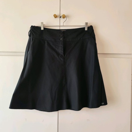 Black A-line skirt used, size L