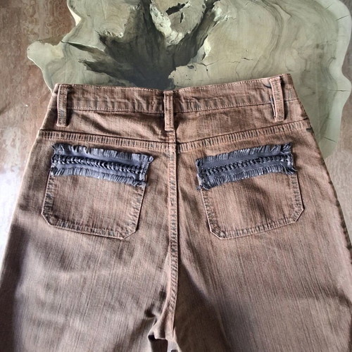 Colette Jeans denim pants size M like new, brown