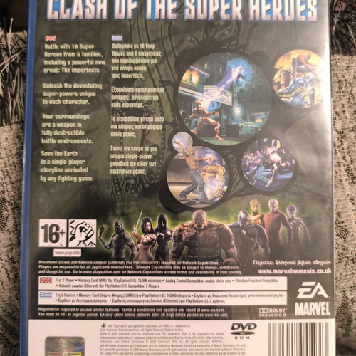 Marvel Nemesis Rise of the Imperfects PS2 like new, complete