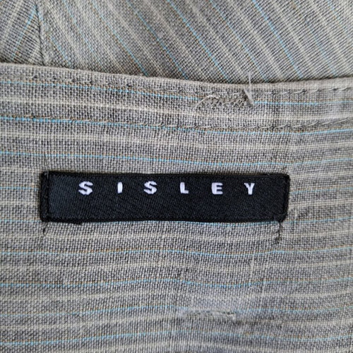 Sisley suit XL like new, jacket and skirt, gray