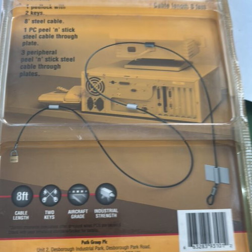 Lock 'n' Keep XSRE laptop lock for peripherals, collectible