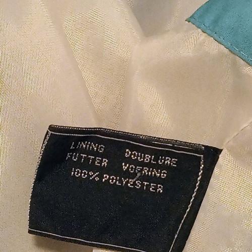 Women's turquoise jacket like new, size 40 (L)