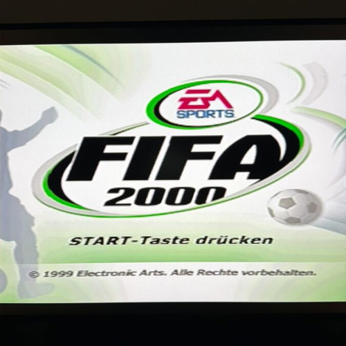 FIFA 2000 PlayStation 1 game used, German version
