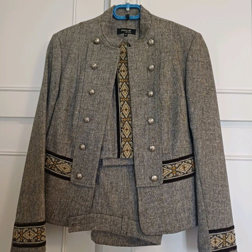 Women's suit set used, gray, size M
