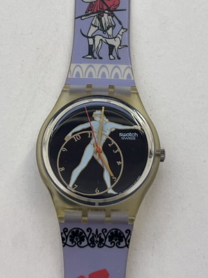 Swatch Discobolus 1992 vintage unisex watch colorful