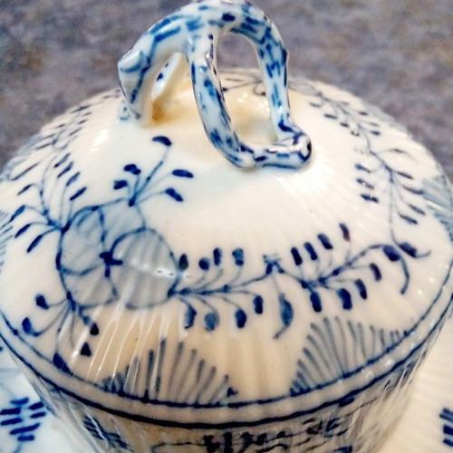 Vintage porcelain butter dish