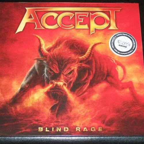Accept Blind Rage Gold Vinyl 2LP Brand New, Limited Edition 100 Pieces