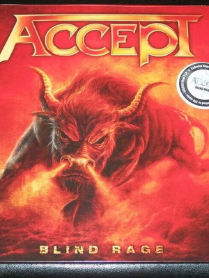 Accept Blind Rage Gold Vinyl 2LP Brand New, Limited Edition 100 Pieces