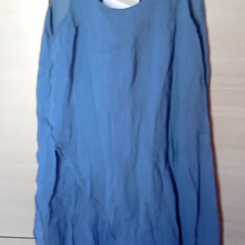 Blouse dress pareo new, blue, suitable for beachwear