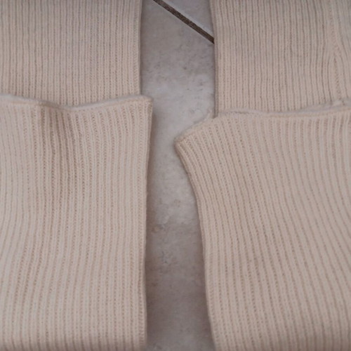 Leg warmers used, beige