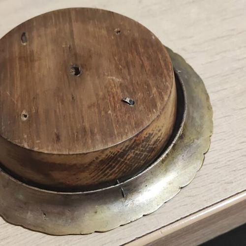 Silver-plated wall plate used