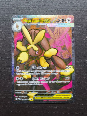 Mega Lopunny ex PFL 115 card new
