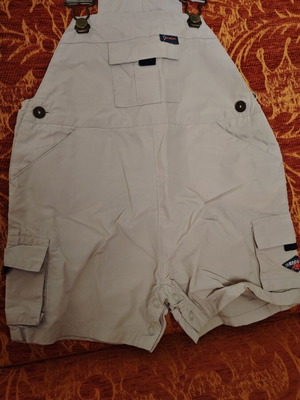 Adams Kids beige baby short salopette 9-12 months 80cm