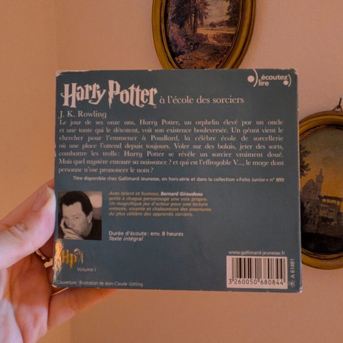 Harry Potter À L’école des Sorceress 2 CD used, French audiobook