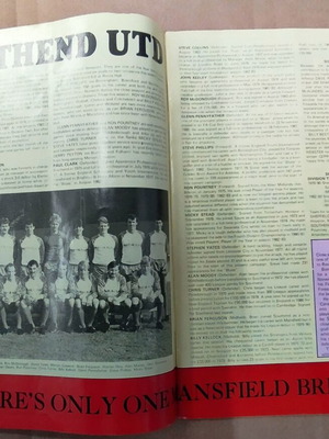 Sheffield United program used, 1983