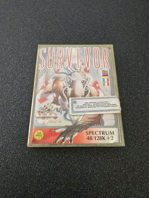 Survivor Spectrum 1987 retro videogame used, Greek distribution