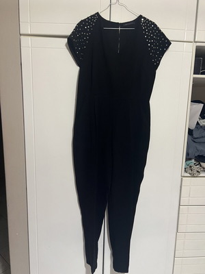 Marks & Spencer black jumpsuit, size L
