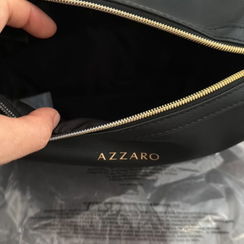 Azzaro toiletry bag new, black, 25x12x9 cm