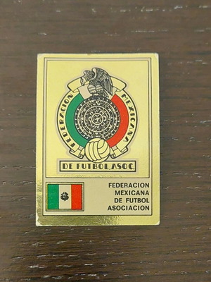 Federation Mexicana De Futbol Asociacion Panini αυτοκόλλητο 1975 σαν καινούργιο