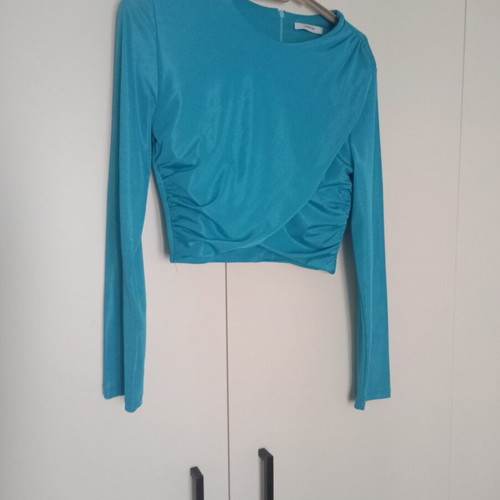 Lumina Medium Crop Top like new, blue