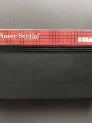 Sega Master System Power Strike used, works properly