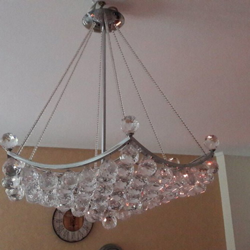 Ceiling light with Swarovski crystals new