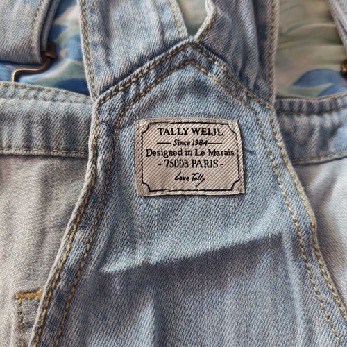 Jean Salopette Shorts like new, blue, size S