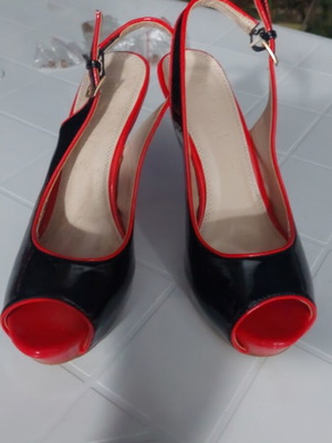 Women's shoes 12cm heels like new, size 41, black