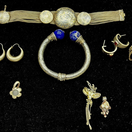Silver handmade jewelry set